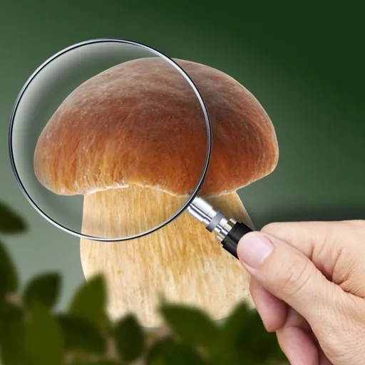 Mushroom Identifier app icon — Identify mushroom species from a photo with AI and a curated database.